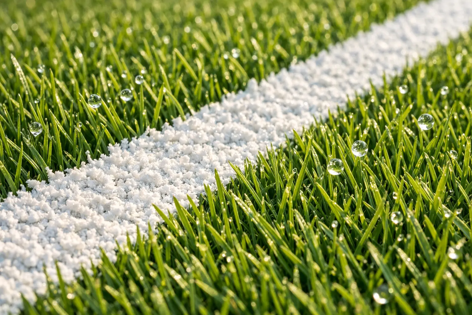 Primer plano de césped natural en pista de tenis